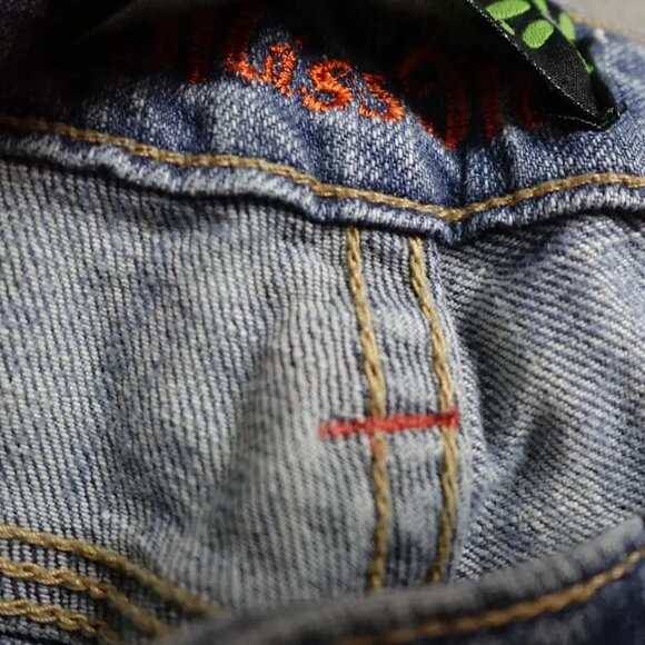 Miss Me Zako USA Co-Branded Jeans Women's 30 Embellished & Embroidered RARE! - Picture 10 of 16